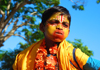 Child dressed as Hanuman